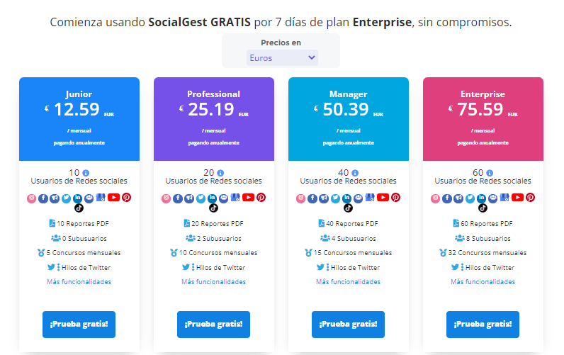 Gestor de redes sociales